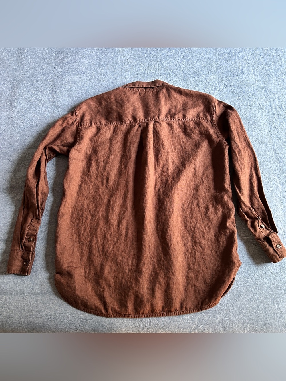 ~*~ Athleta Retreat Linen Top Woodland M NWOT ~*~ - Picture 3 of 3